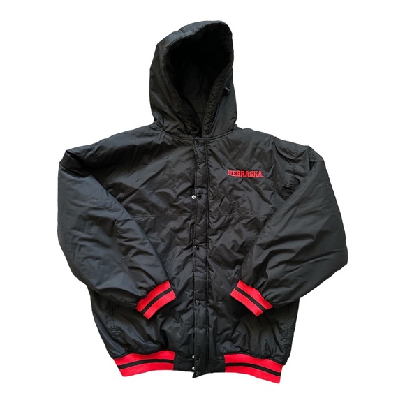 Nebraska Huskers Winter Sideline Coat Vintage Men’s Size XXL Embroidered Logo - Picture 2 of 10